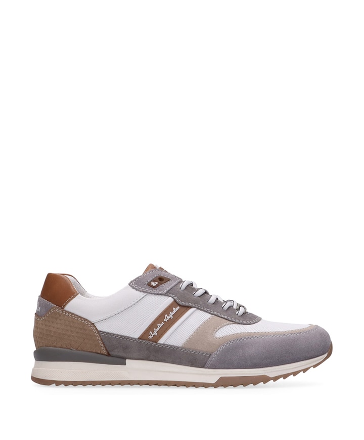 Filmon leather heren sneakers wit