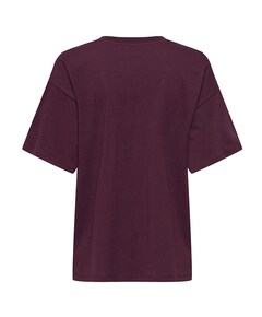 Dames T-shirt bordeaux