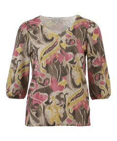 Dames blouse beige