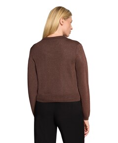 Dames vest bruin