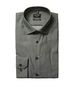 Heren overhemd extra lange mouw groen