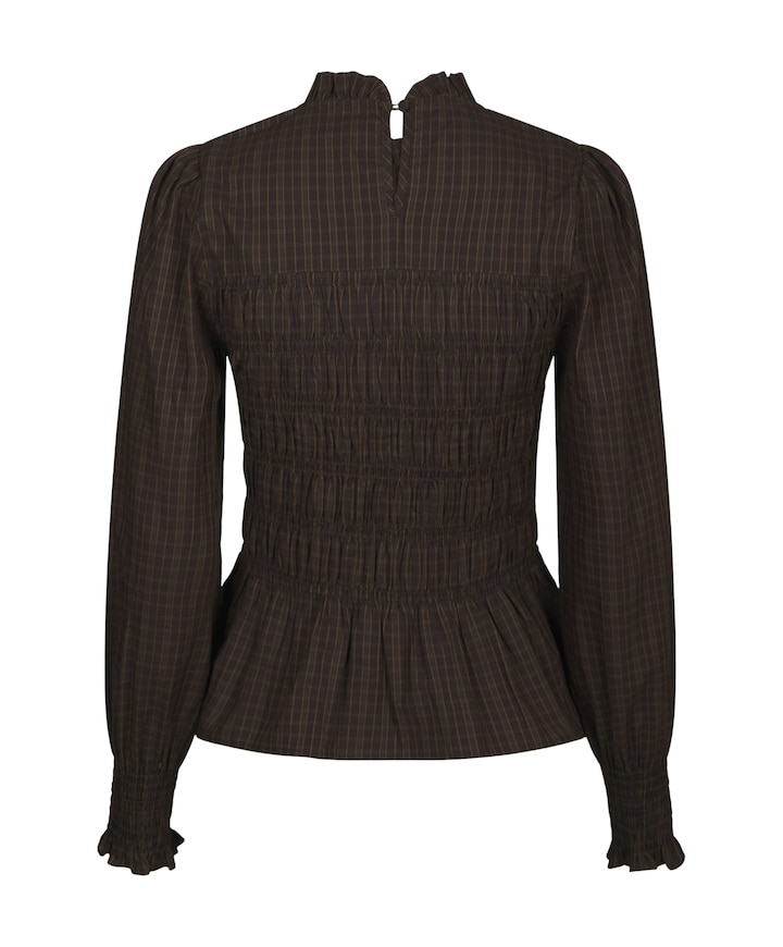 Dames blouse bruin