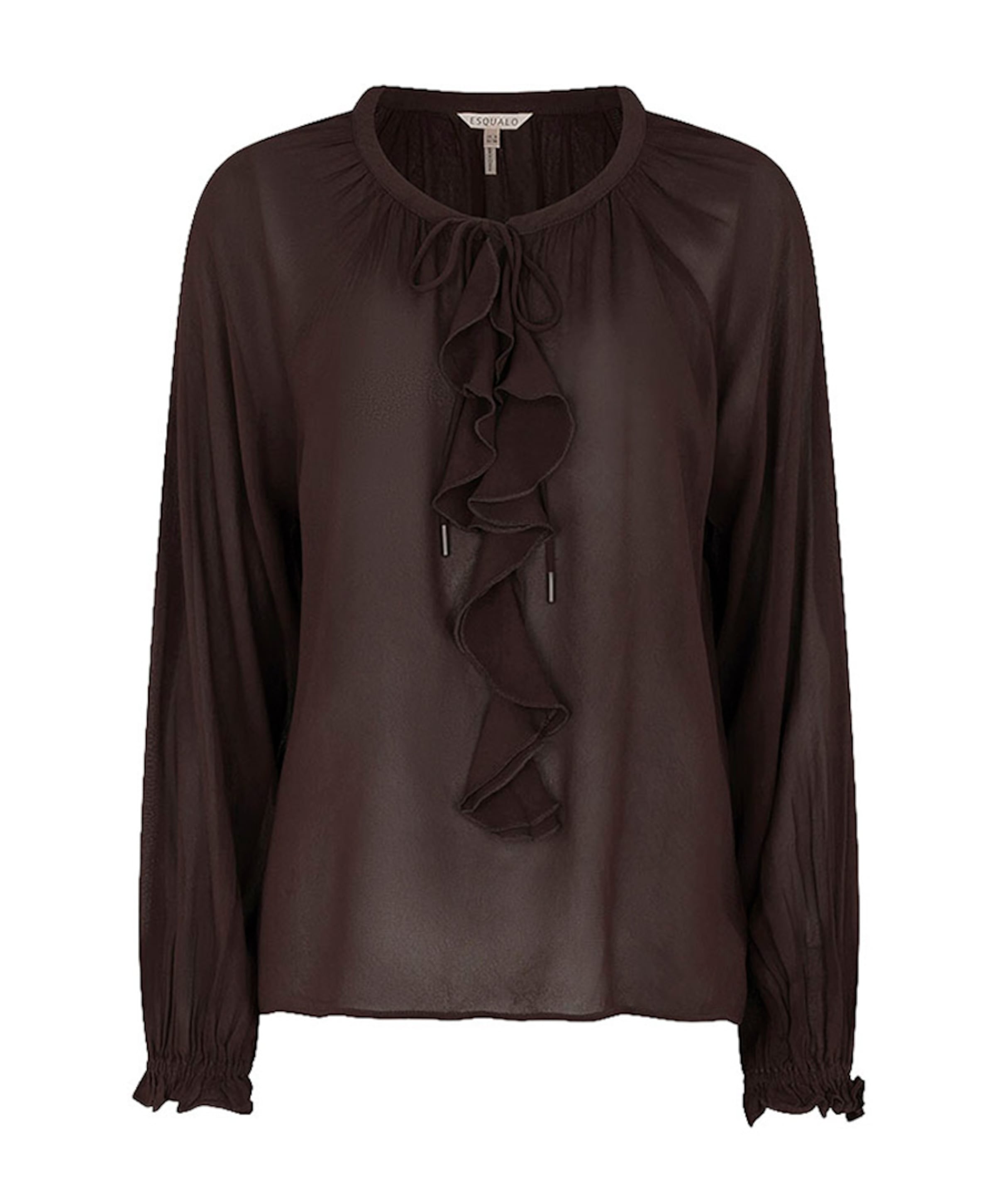 Dames blouse bruin