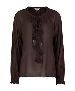 Dames blouse bruin