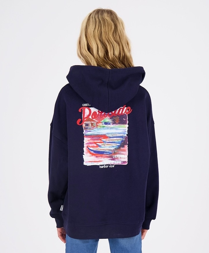 Meisjes sweater blauw