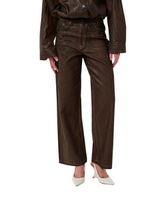 GZcellie HW wide dames jeans bruin