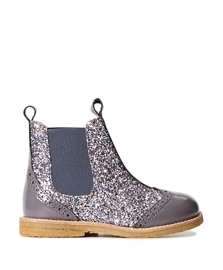 CHELSEA WITH BROGUE LACE PATTERN boots paars