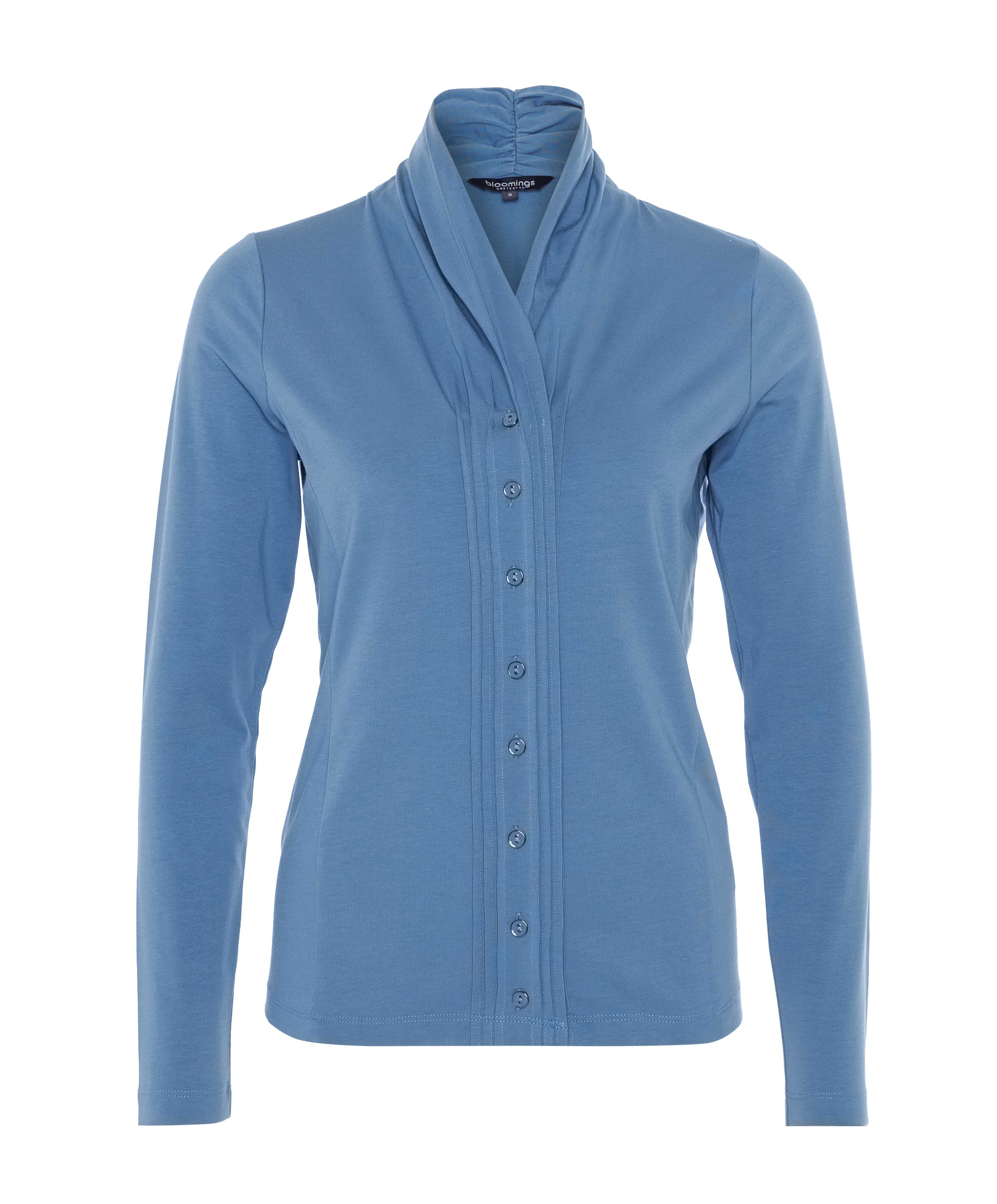 Dames blouse blauw