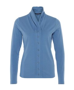 Dames blouse blauw