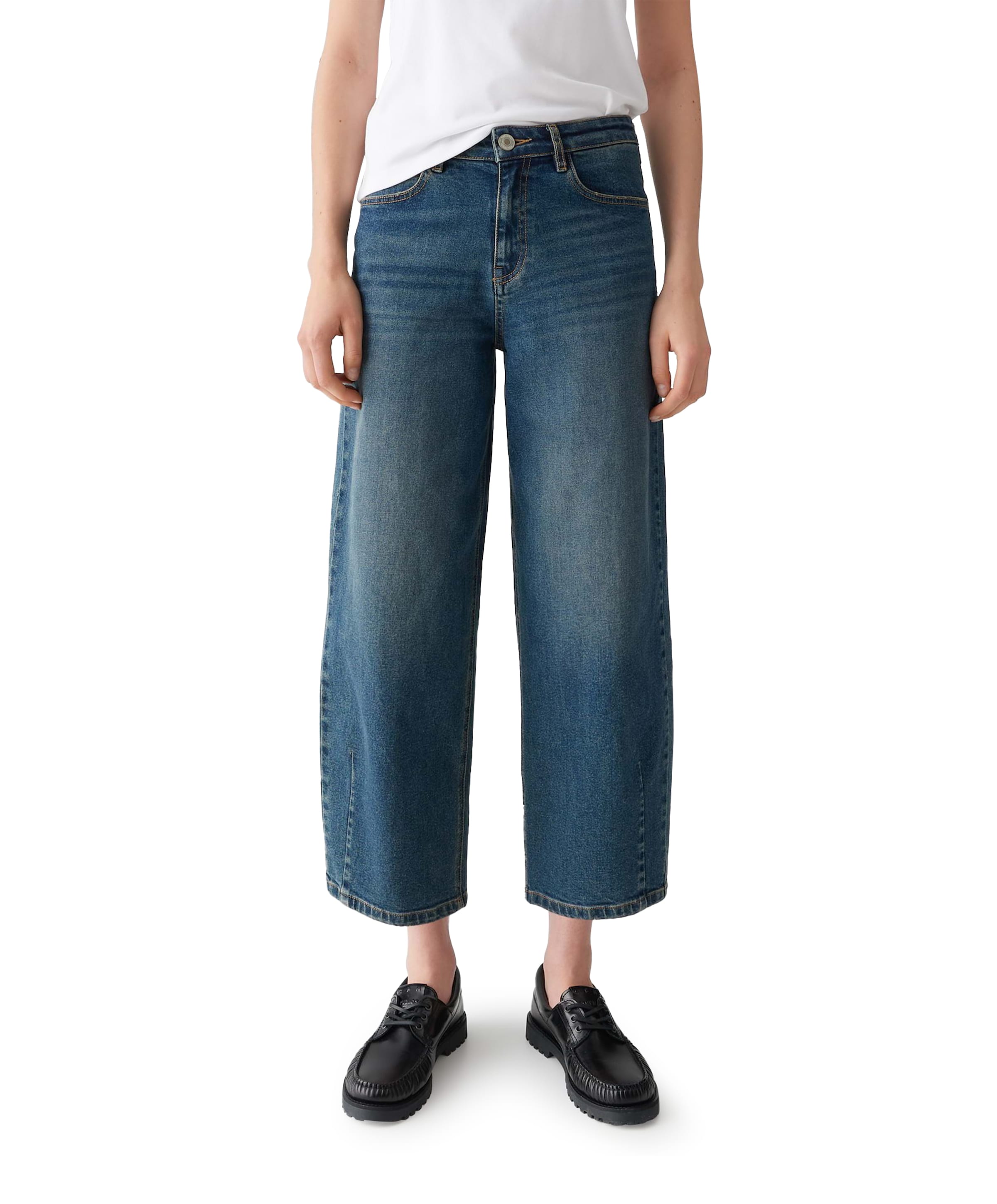 Lolah modern dames jeans blauw