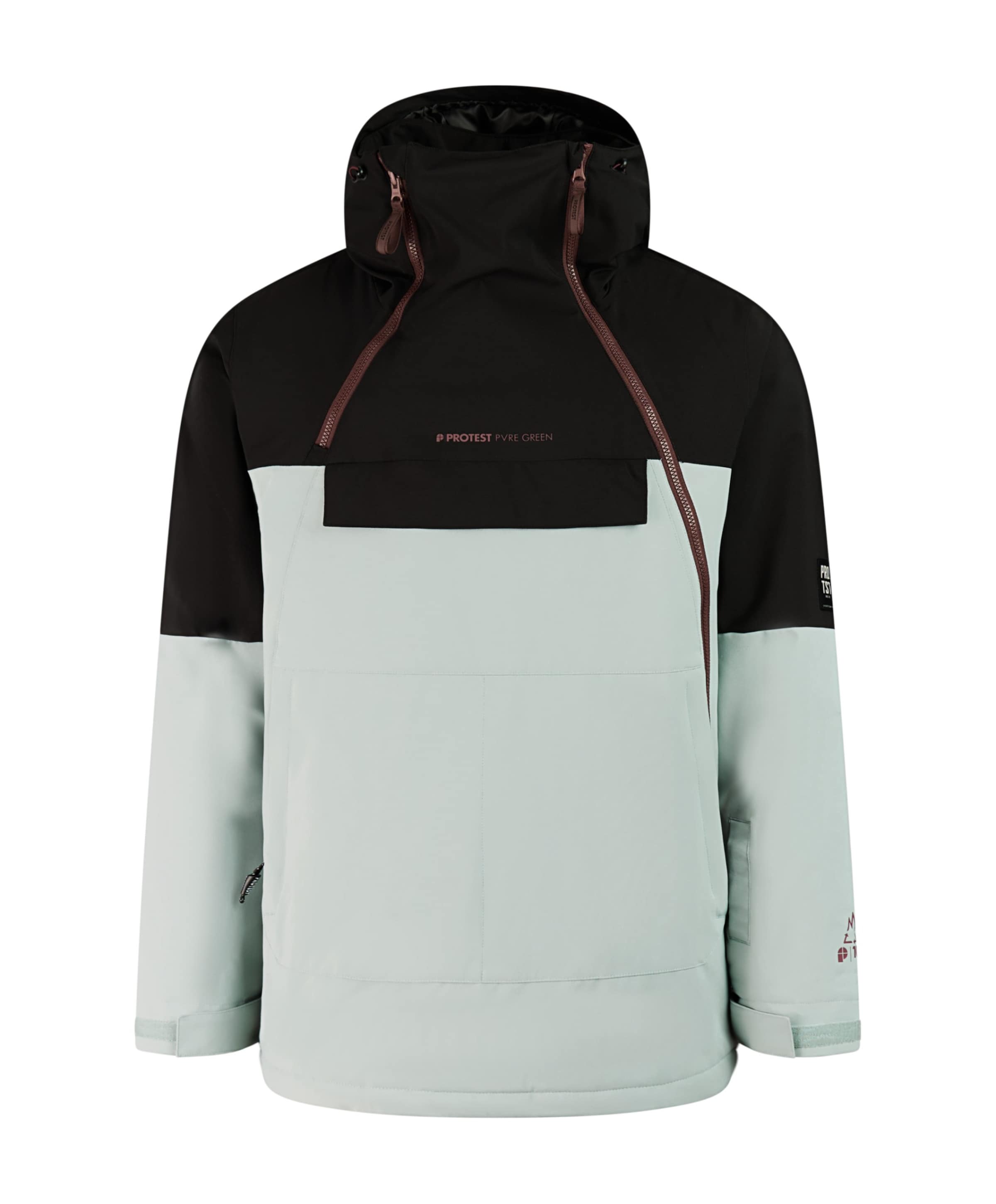 Heren ski-jas grijs