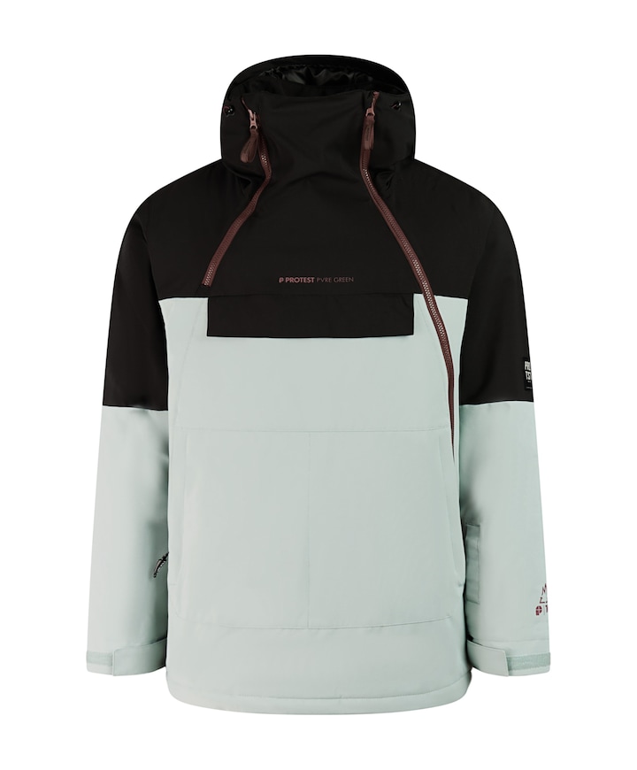 Heren ski-jas grijs