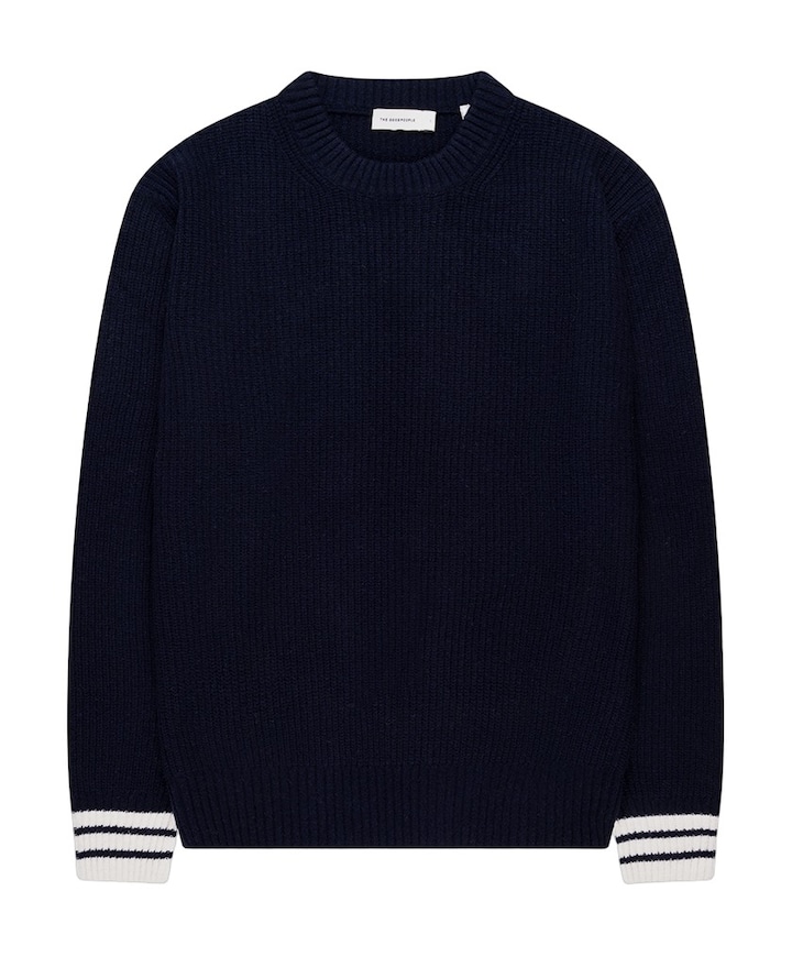 Heren sweater blauw