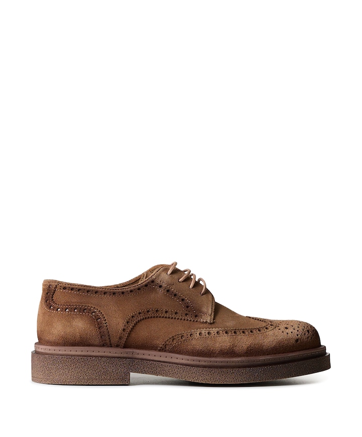 Broque heren veterschoenen bruin