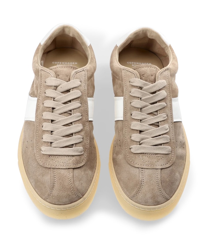heren sneakers beige