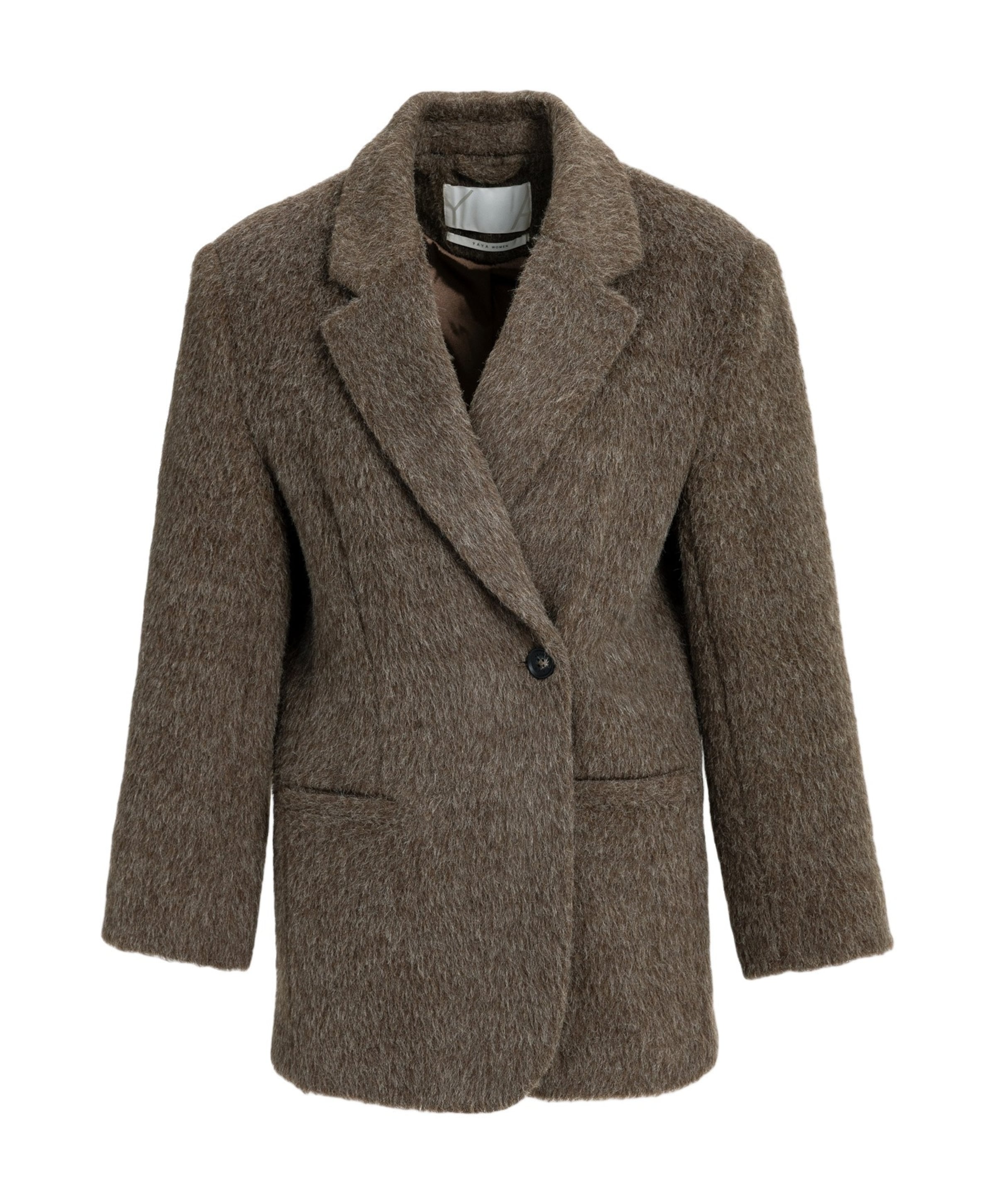 Dames blazer bruin