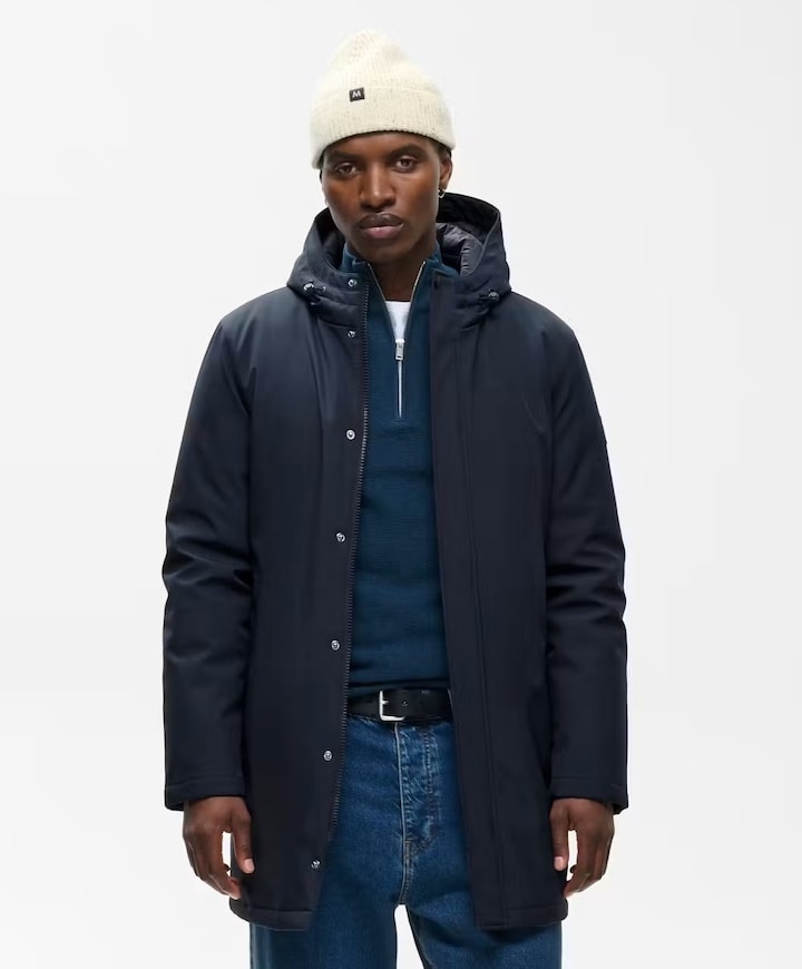 Heren jas blauw