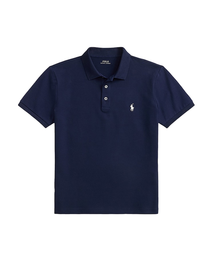 Heren polo blauw