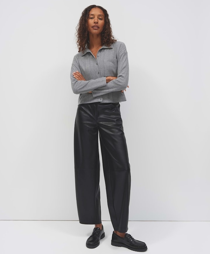 Dames blouse grijs