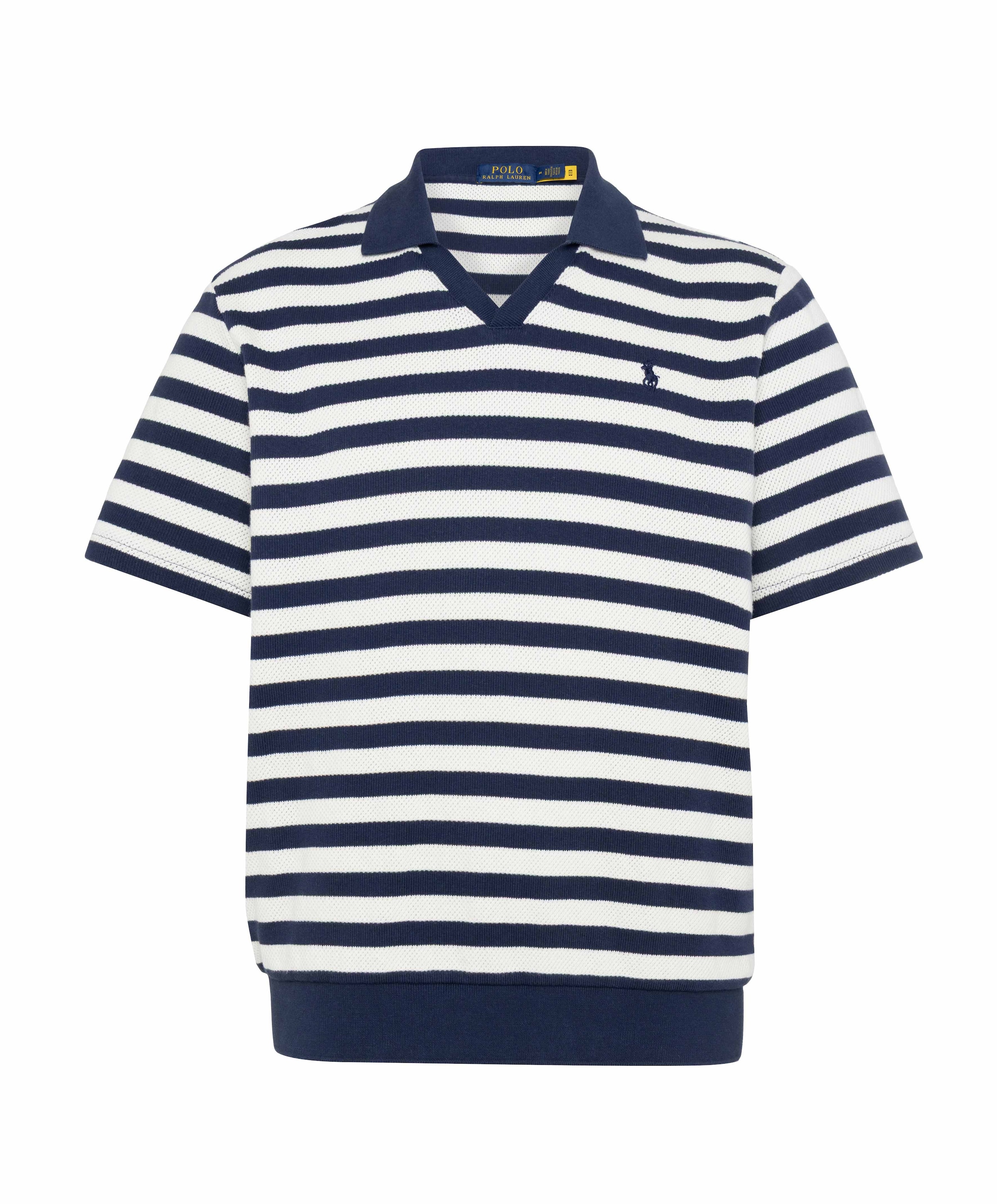 Heren polo blauw