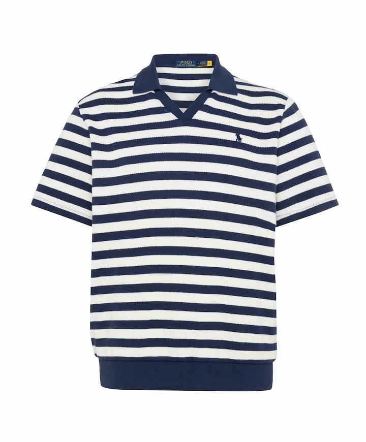 Heren polo blauw