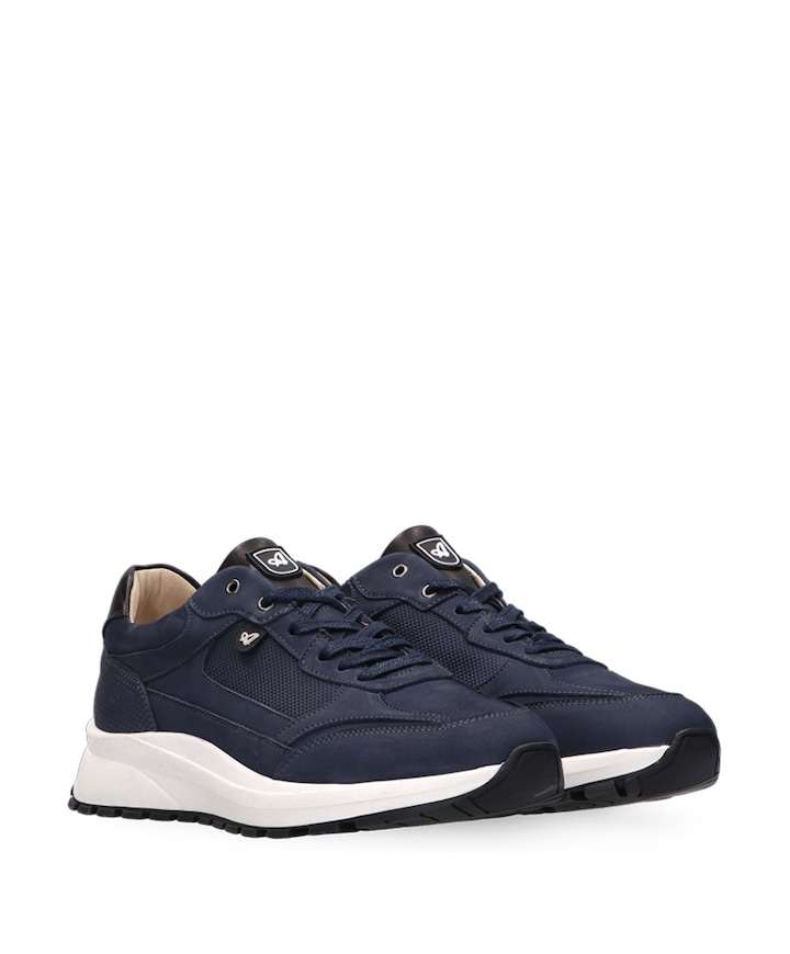 Mazzerato heren sneakers blauw