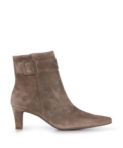 dames enkellaarzen beige