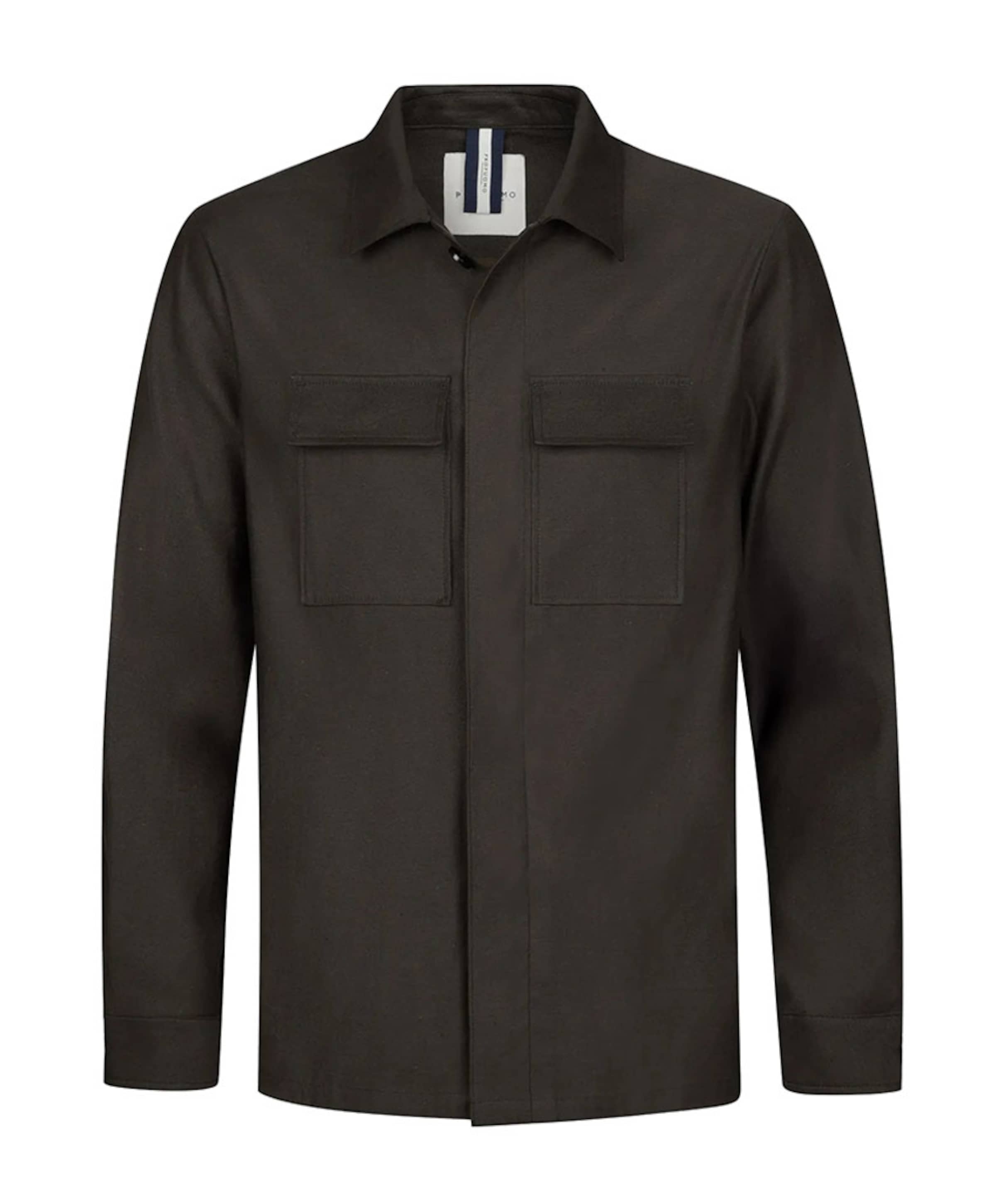 Heren overshirt bruin