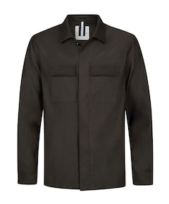 Heren overshirt bruin