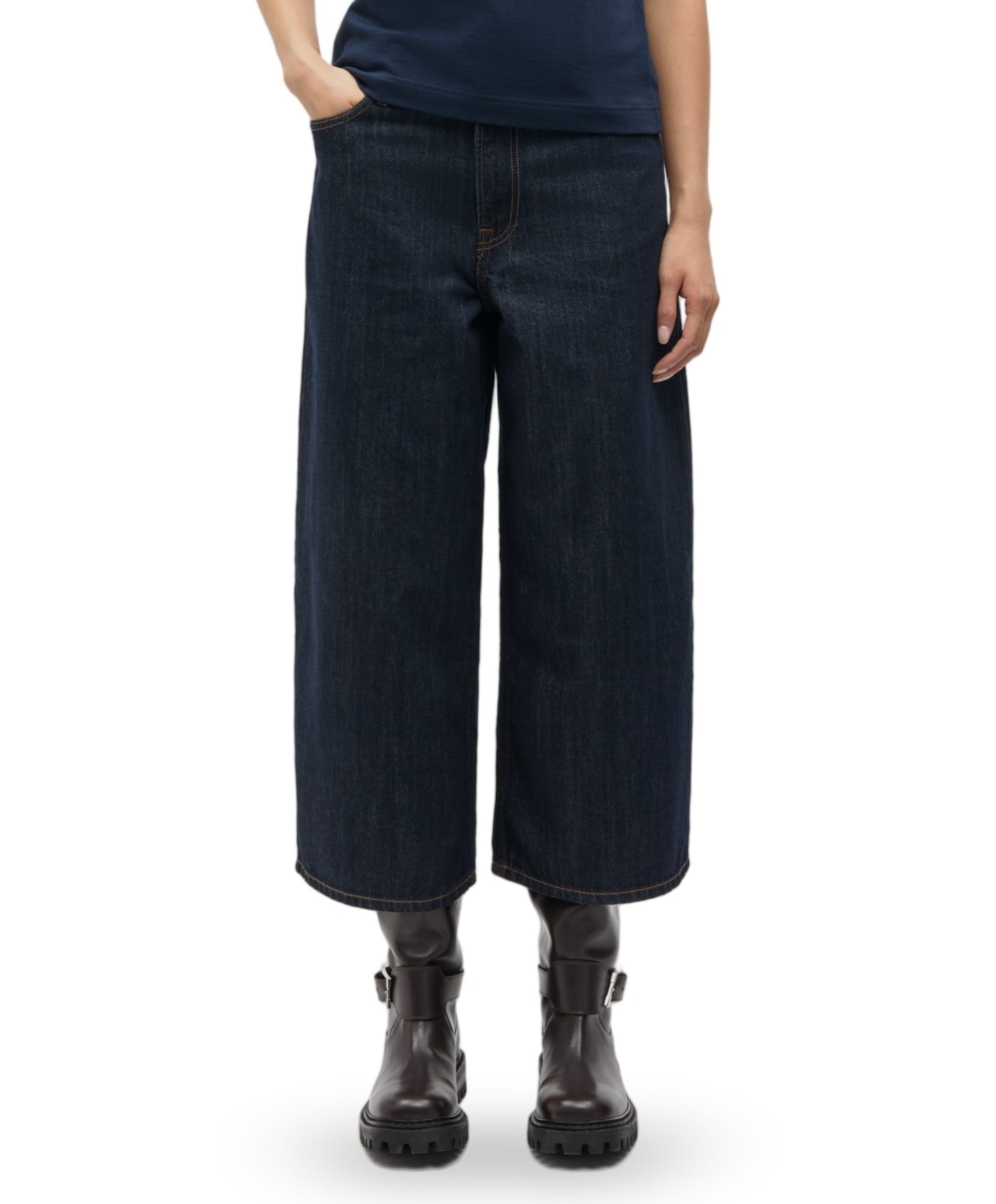 SAHARPER CULOTTE 16141 dames jeans blauw