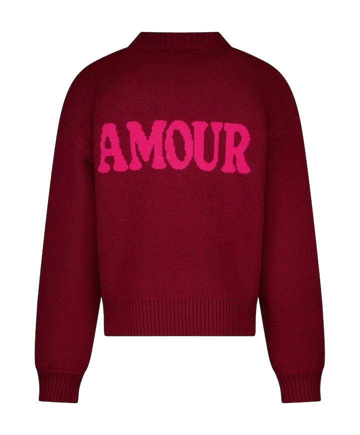 Meisjes trui bordeaux