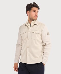 Heren overshirt beige