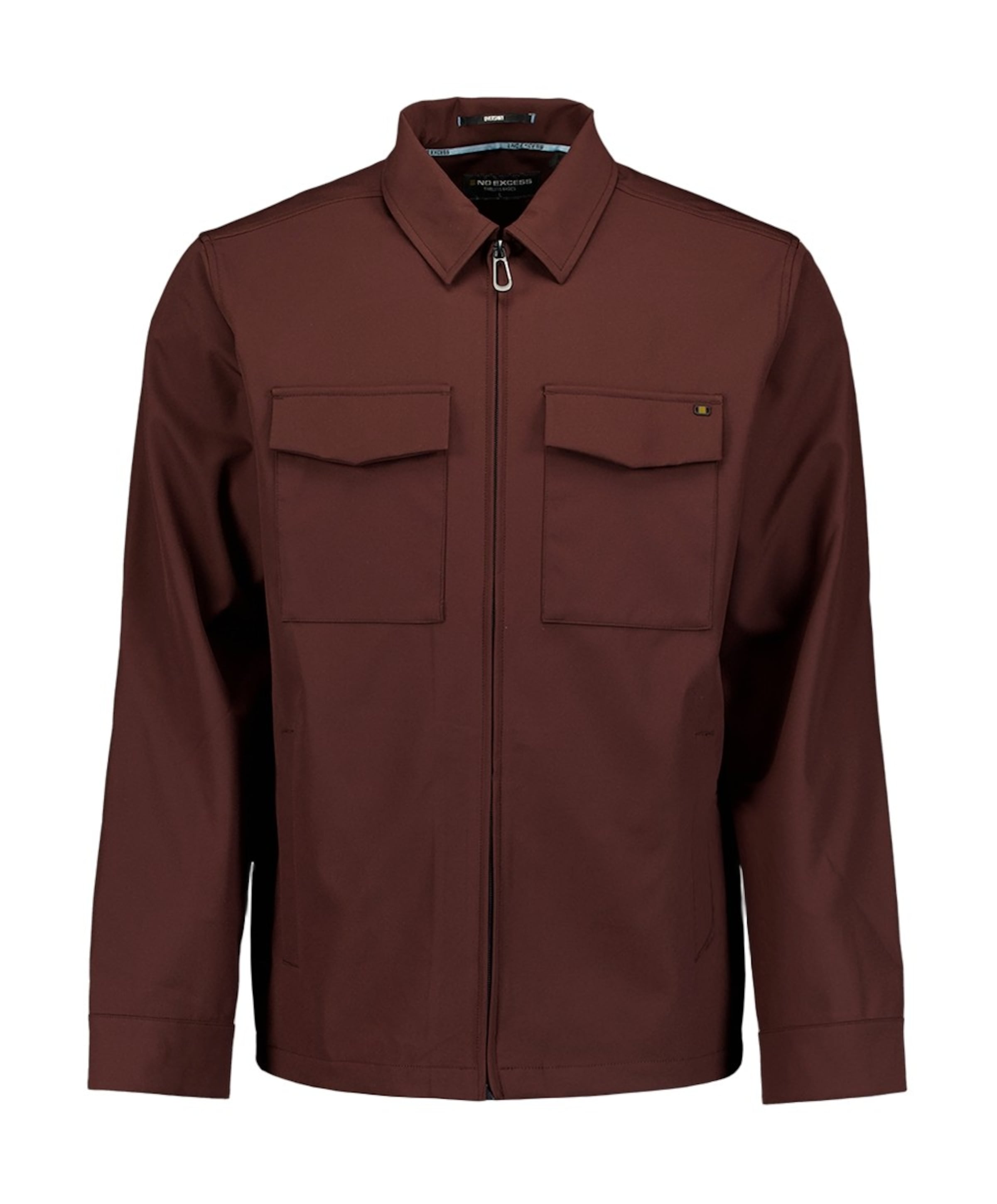 Heren overshirt bruin
