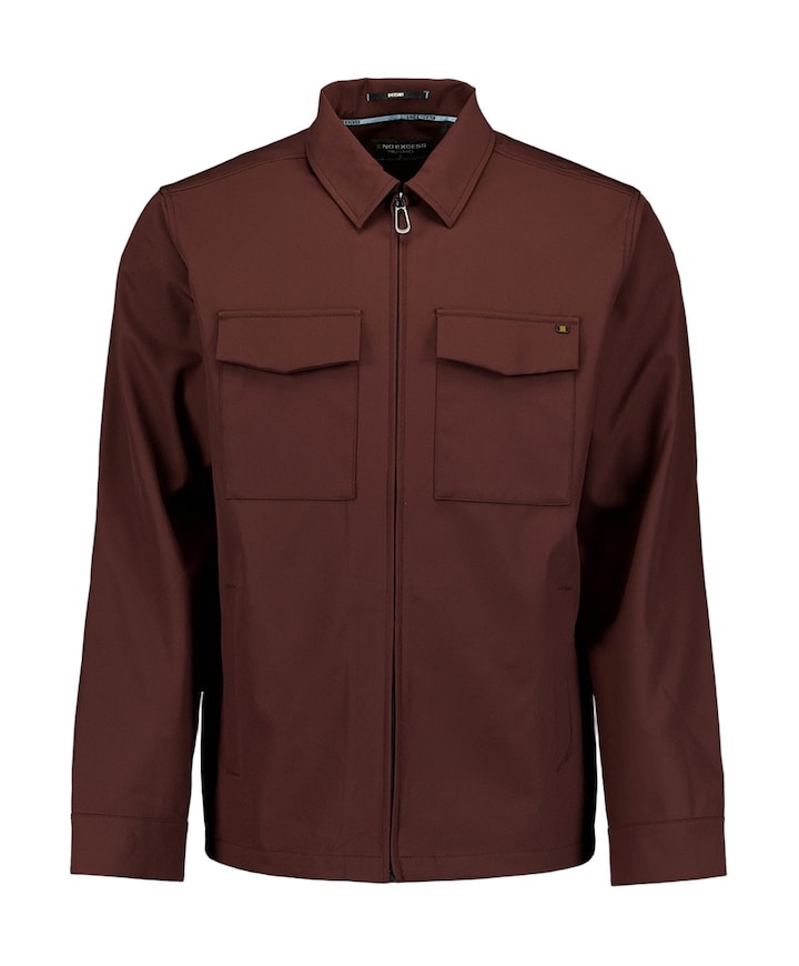 Heren overshirt bruin
