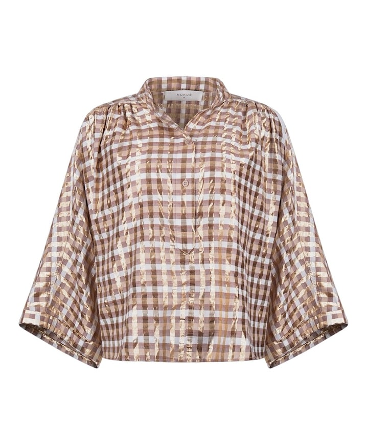 Dames blouse beige