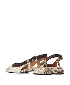 Julie Xena dames slingbacks bruin