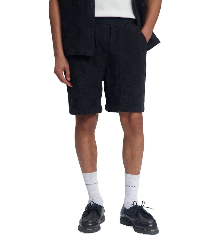 Bris heren korte broek zwart