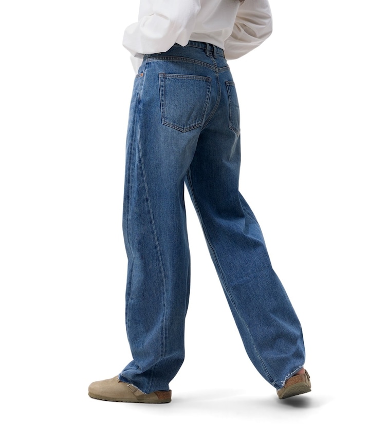Super barrel fit jeans dames jeans blauw