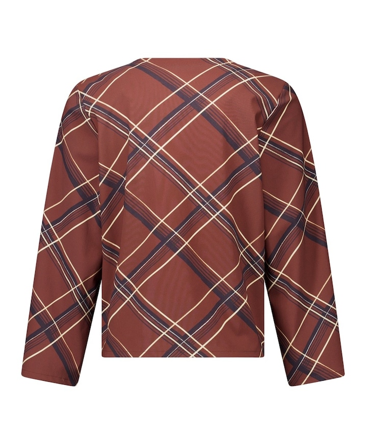 Dames longsleeve bruin