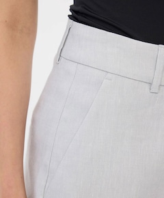 LAURAFV LONG 769 QUIET GREY LINEN dames korte broek grijs