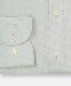 Heren overhemd lange mouw beige