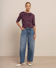 Dames longsleeve paars