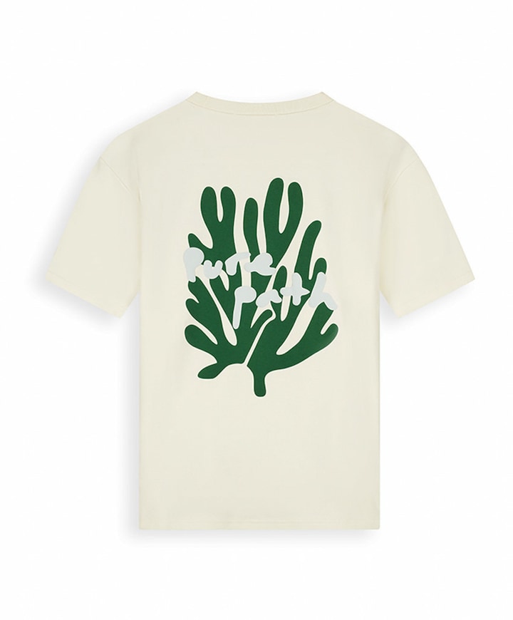 Heren T-shirt ecru