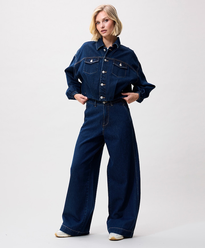 Dames spijkerjas  blauw