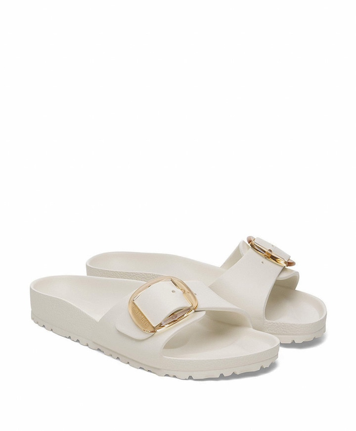 Madrid Big Buckle EVA Women  dames badslipper ecru