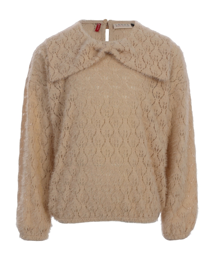 Meisjes trui beige