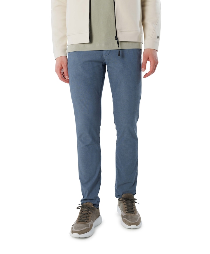 Paul K3280 dale chino  heren broek blauw
