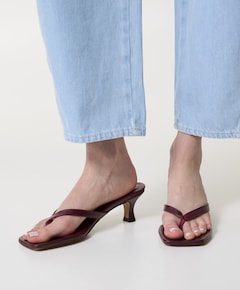 dames sandalets bordeaux