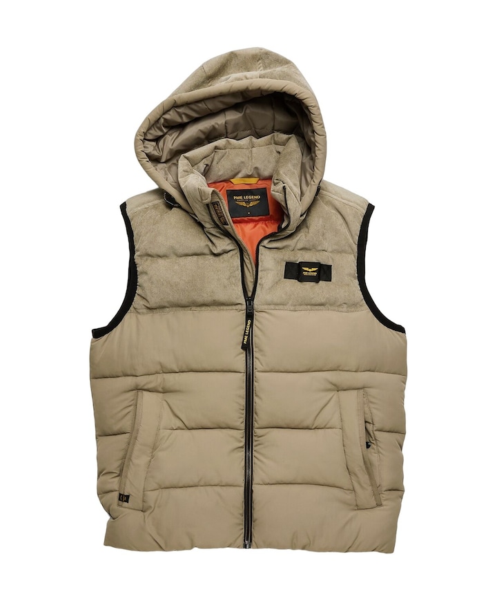 Heren bodywarmer groen