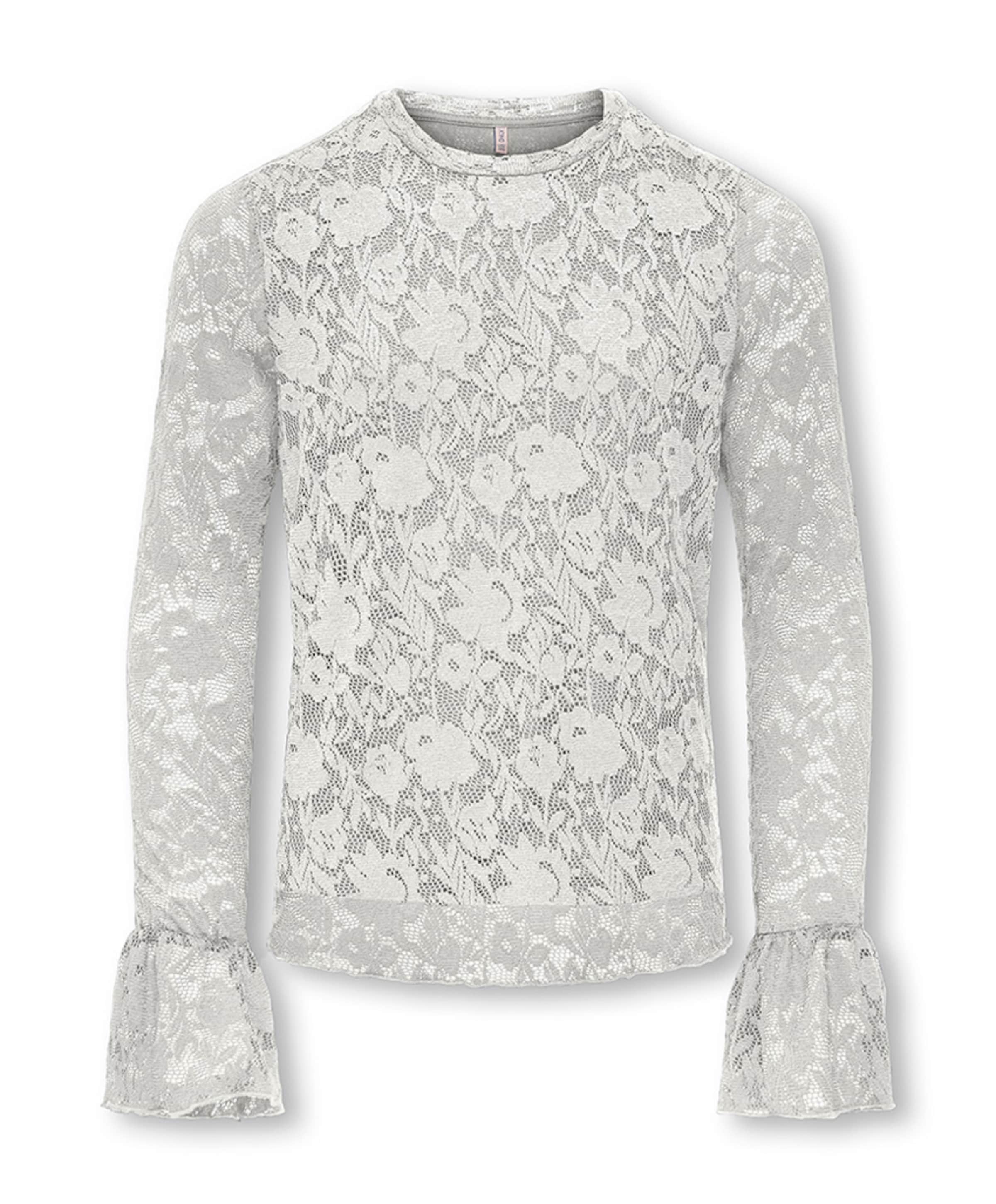 Meisjes longsleeve ecru